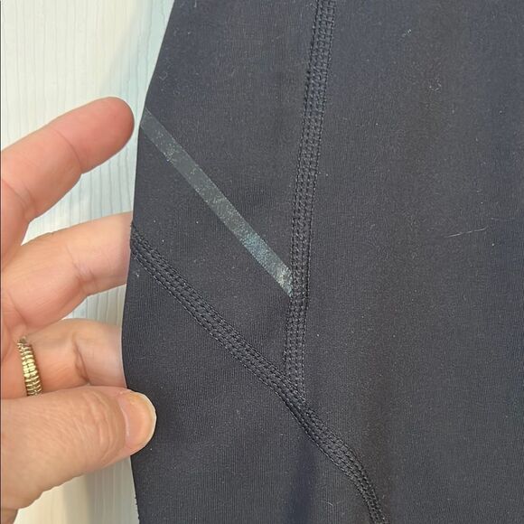 KORSA by Roadrunner Women's Medium Black Leggings Compression Running Reflective - Picture 5 of 14